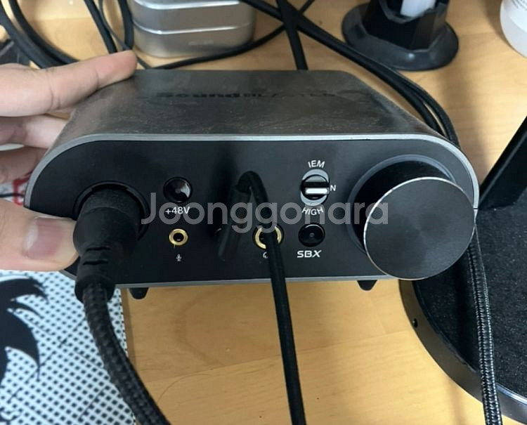 사운드블라스터 ae9 사운드카드+앰프튜닝--2