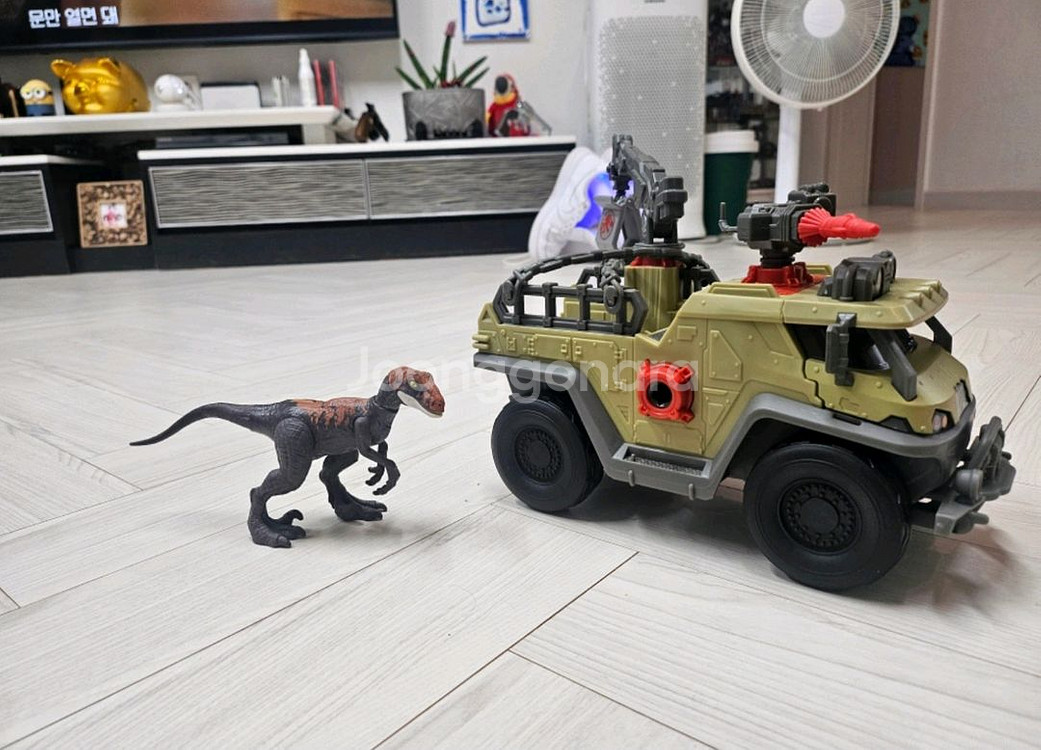 쥬라기 월드 도미니언 캡처&크러시 트럭&공룡 놀이세트--2