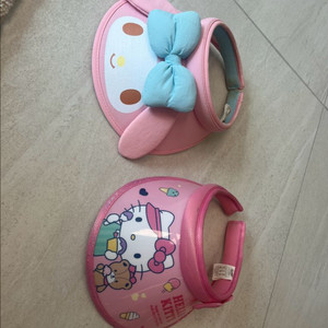 헬로키티 마이멜로디 아동용 썬캡 2개