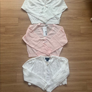 여아 가디건 탑텐 폴로