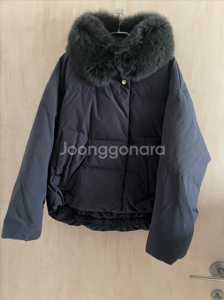 SJSJ 퍼 구스 다운 점퍼 / 차콜그레이 / 82--0