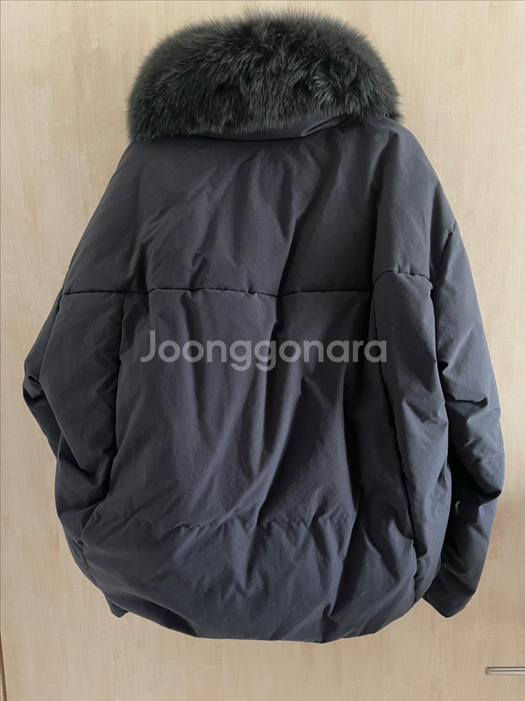 SJSJ 퍼 구스 다운 점퍼 / 차콜그레이 / 82--1