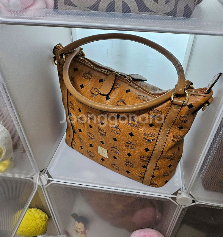 MCM 비세토스 꼬냑 엠씨엠 가방 숄더백 정품--2