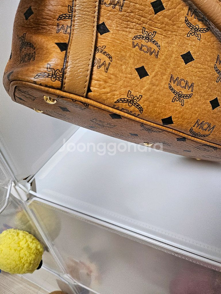 MCM 비세토스 꼬냑 엠씨엠 가방 숄더백 정품--5