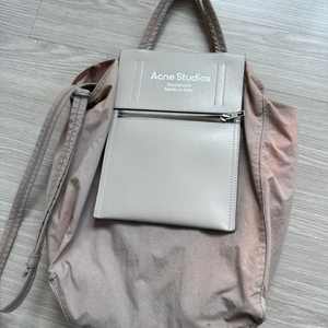 아크네스튜디오 베이커백 미디움 그레이베이지