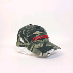 저스트까발리 그린색 타이거 문양 볼캡