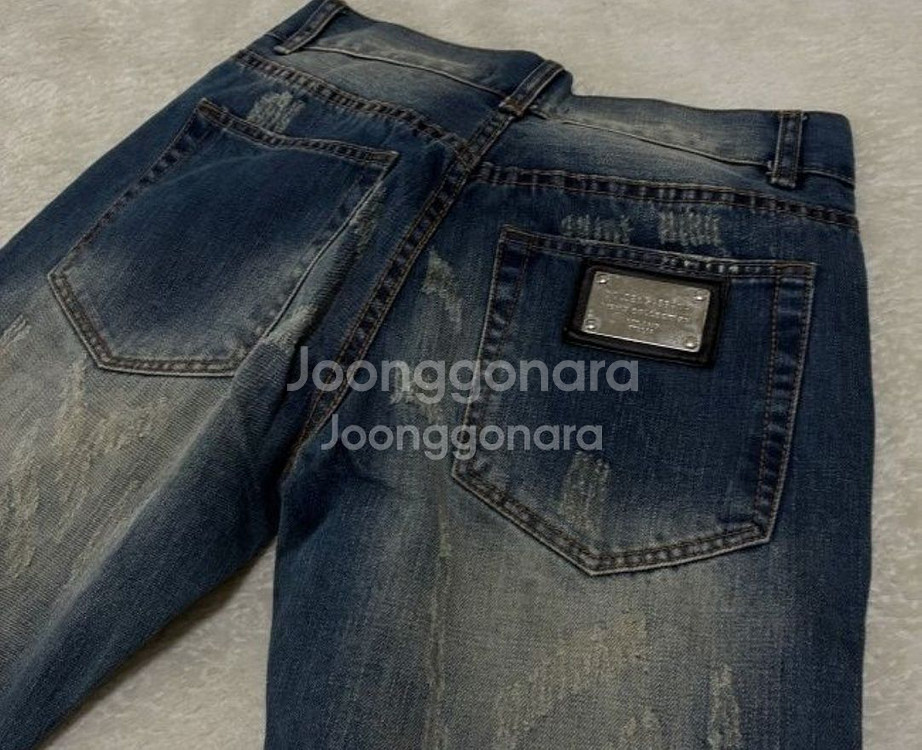 돌체앤가바나 금장 청바지 데님청바지 데님팬츠 30--2