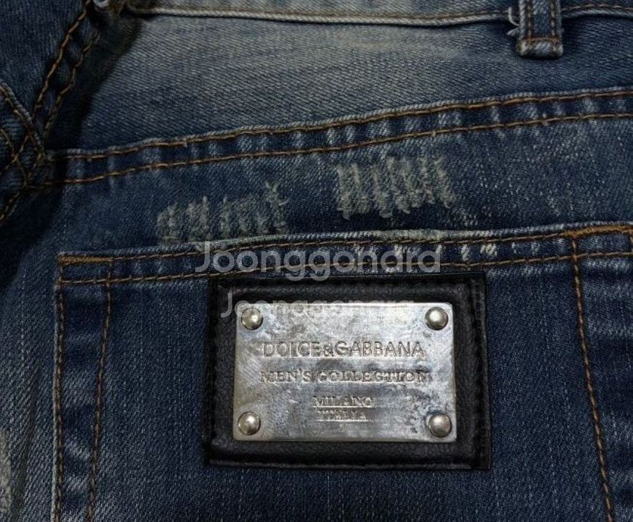 돌체앤가바나 금장 청바지 데님청바지 데님팬츠 30--3