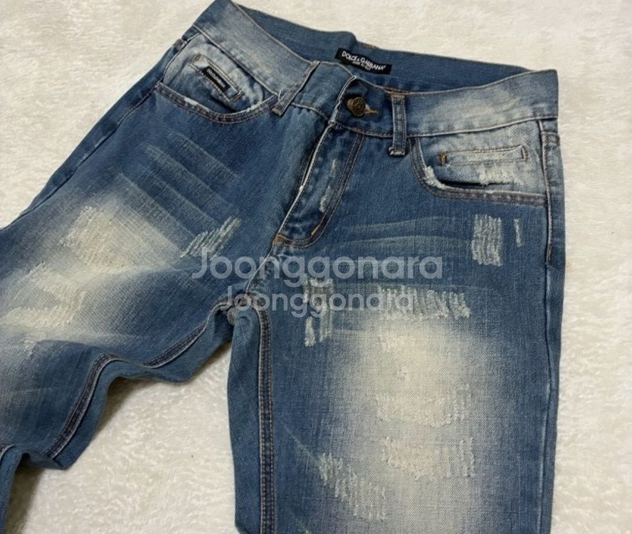 돌체앤가바나 금장 청바지 데님청바지 데님팬츠 30--1