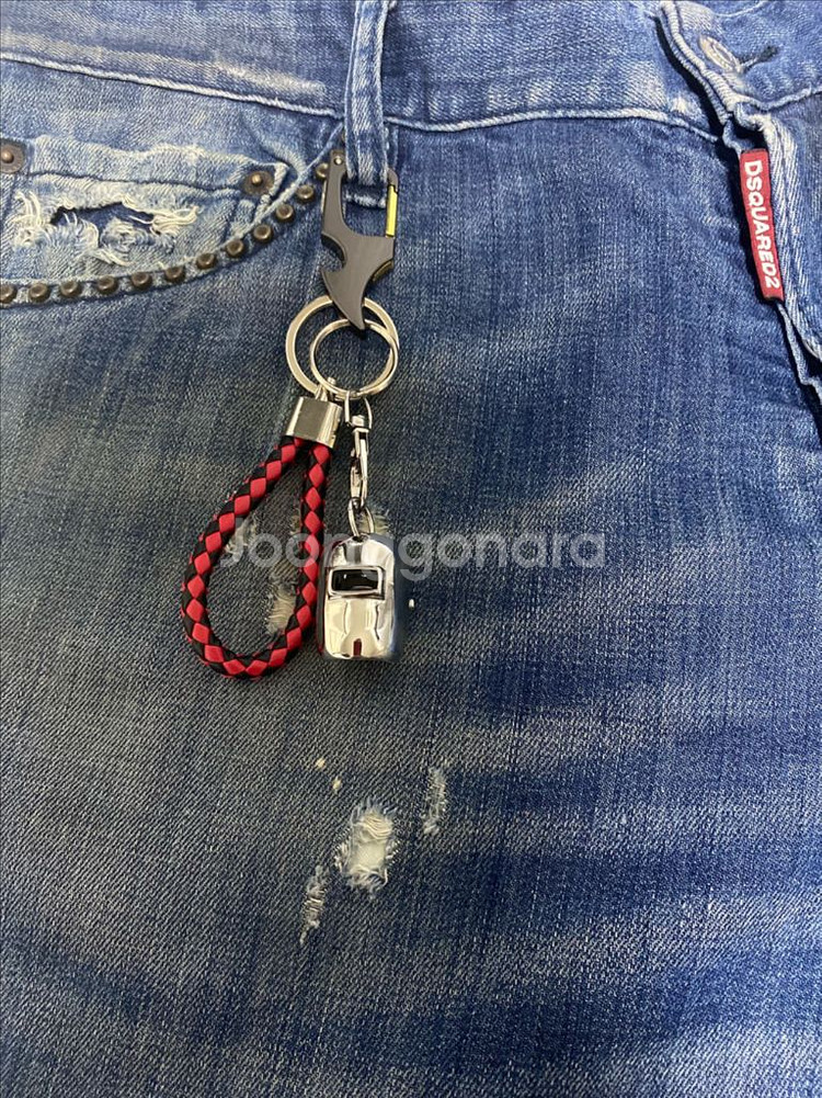 티타늄 마스크 키링 열쇠고리--2