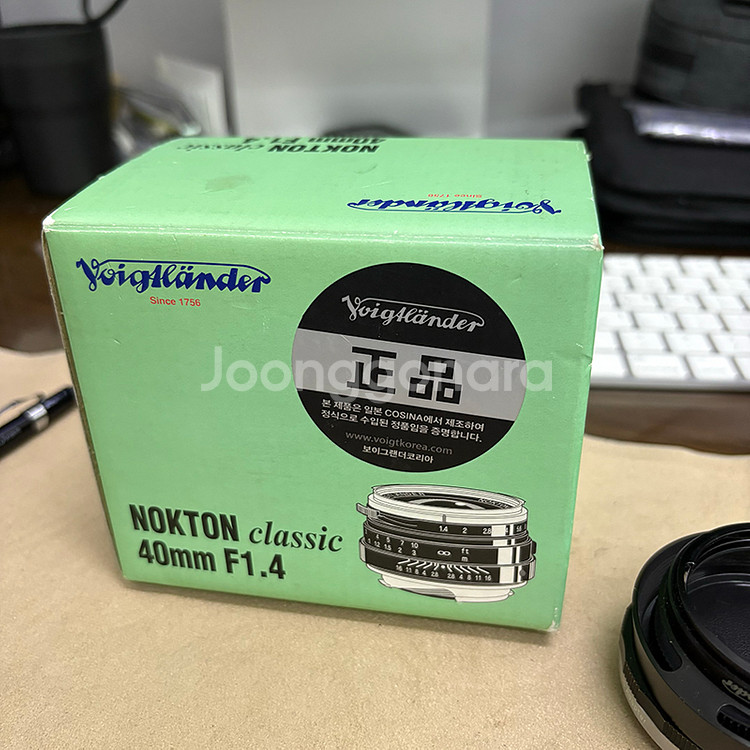 보이그랜더 녹턴 40mm f1.4 + 아답터 vm-e--1