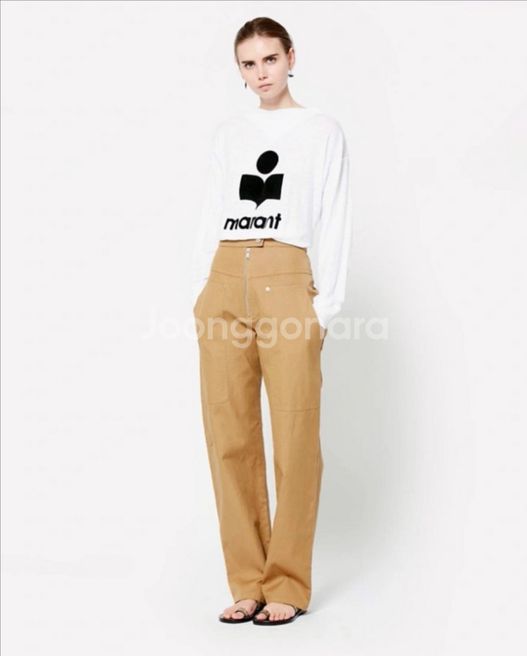 이자벨마랑 에뚜왈 린넨 긴팔티셔츠 S--4