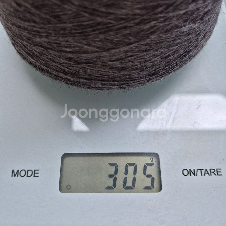 뜨개실 쥐색 회색 앙고라 콘사 305g--2