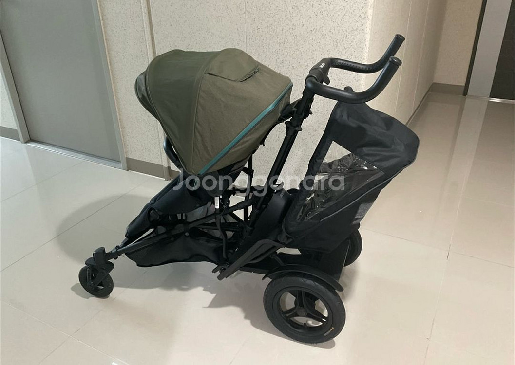마이크라라이트 투폴드 쌍둥이 유모차--4