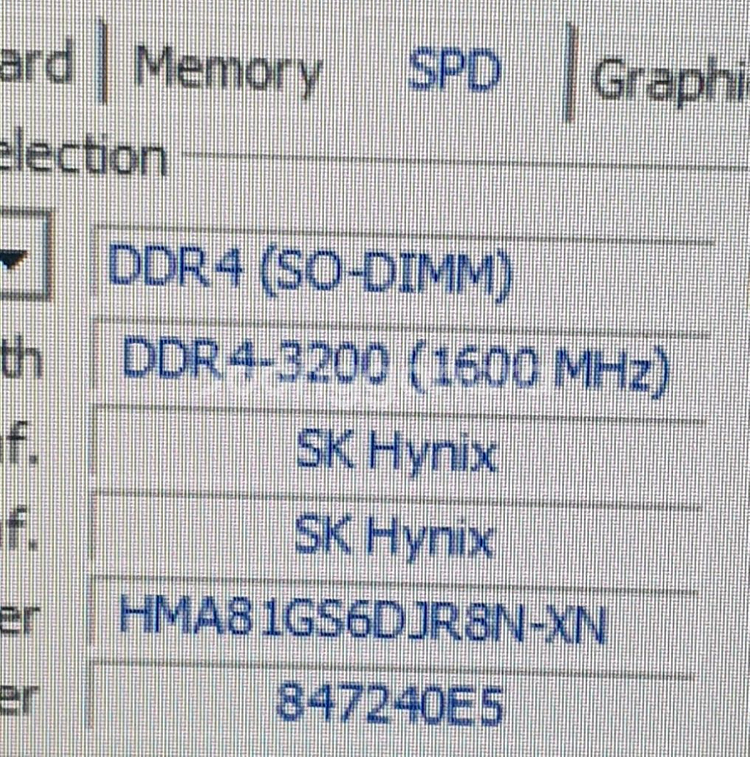 SK하이닉스 DDR4 16GB 3200 노트북 메모리--2