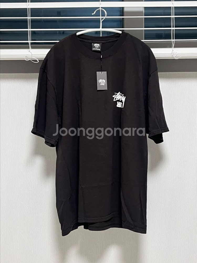 스투시x웨일즈보너 티셔츠 브라운/아이보리 L사이즈--0