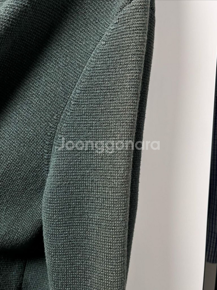 코스 코튼 메리노 가디건 세이지그린 M사이즈--1