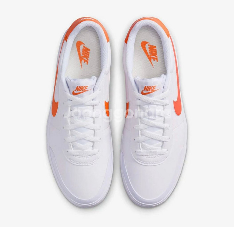 나이키 코트 숏 흰/오렌지 스니커즈 250 - 새상품--3