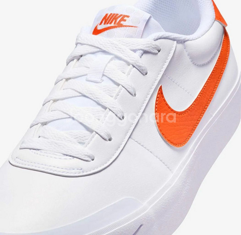 나이키 코트 숏 흰/오렌지 스니커즈 250 - 새상품--5