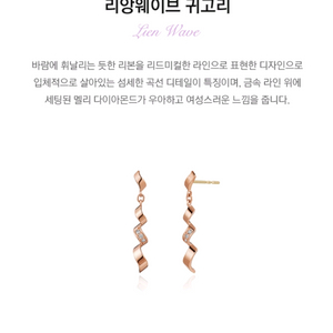 골든듀 리앙웨이브 귀걸이