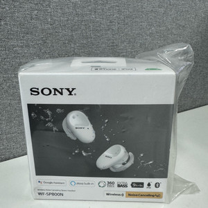 소니 WF-SP800N 화이트 노이즈캔슬링 이어폰 새제