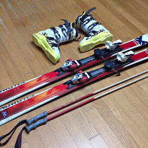 살로몬 스키 세트(스키160cm,부츠260~265mm)