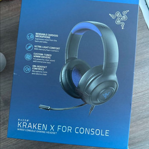 레이저 크라켄 x 콘솔 헤드셋 미개봉 새제품