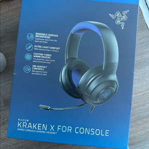 레이저 크라켄 x 콘솔 헤드셋 미개봉 새제품