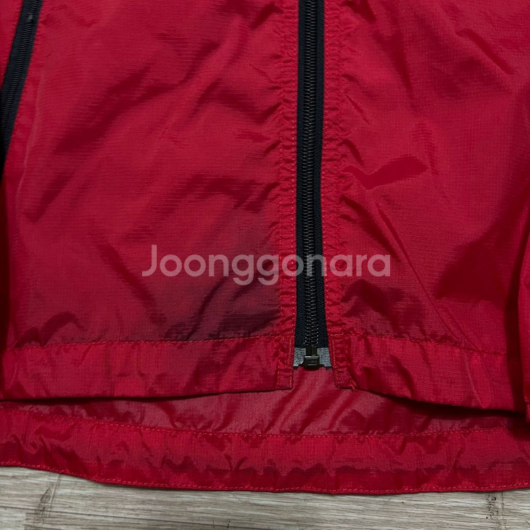 노스페이스 하프돔 로고 러닝 바람막이 후드자켓 S/90--4