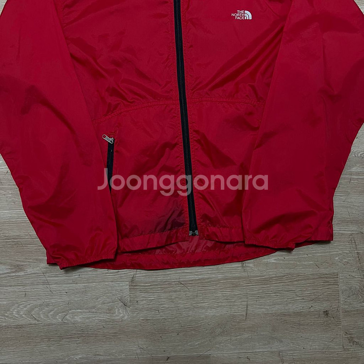 노스페이스 하프돔 로고 러닝 바람막이 후드자켓 S/90--2