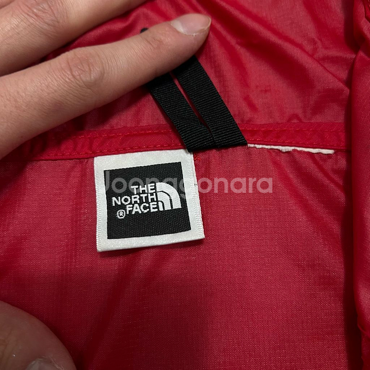 노스페이스 하프돔 로고 러닝 바람막이 후드자켓 S/90--6