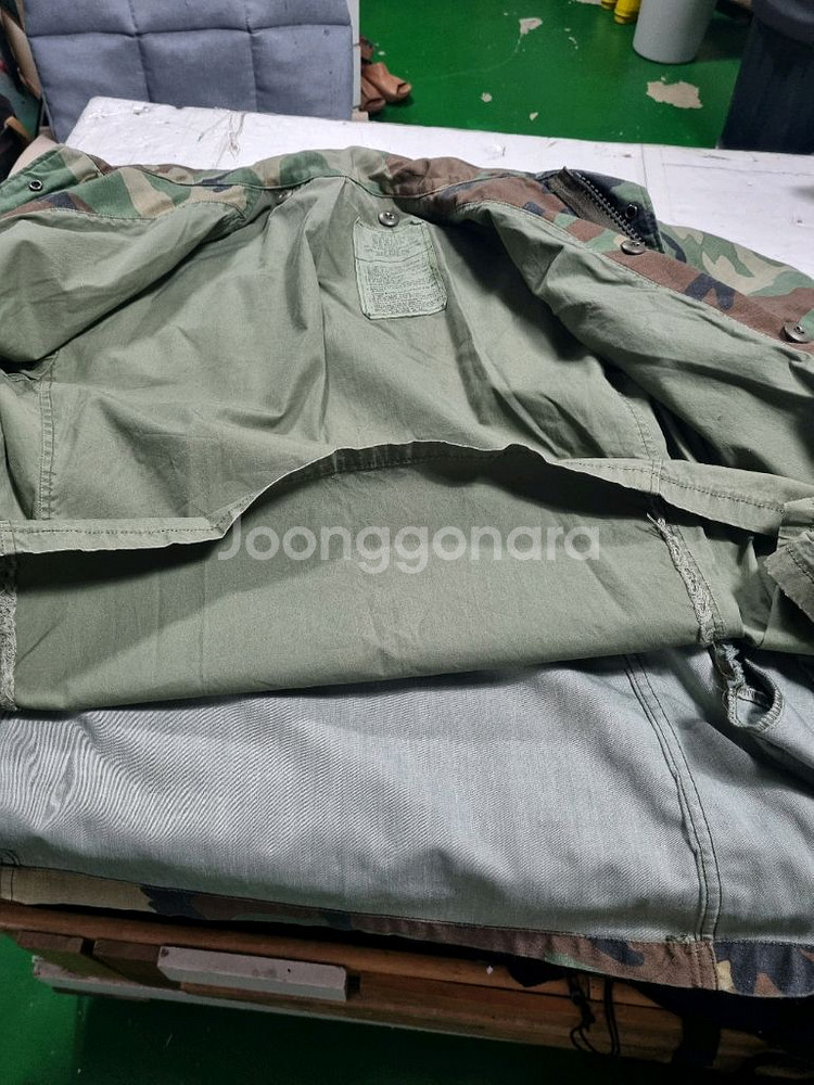 (정품)미군 m65 카모 필드자켓 팬츠 세트 ss--4