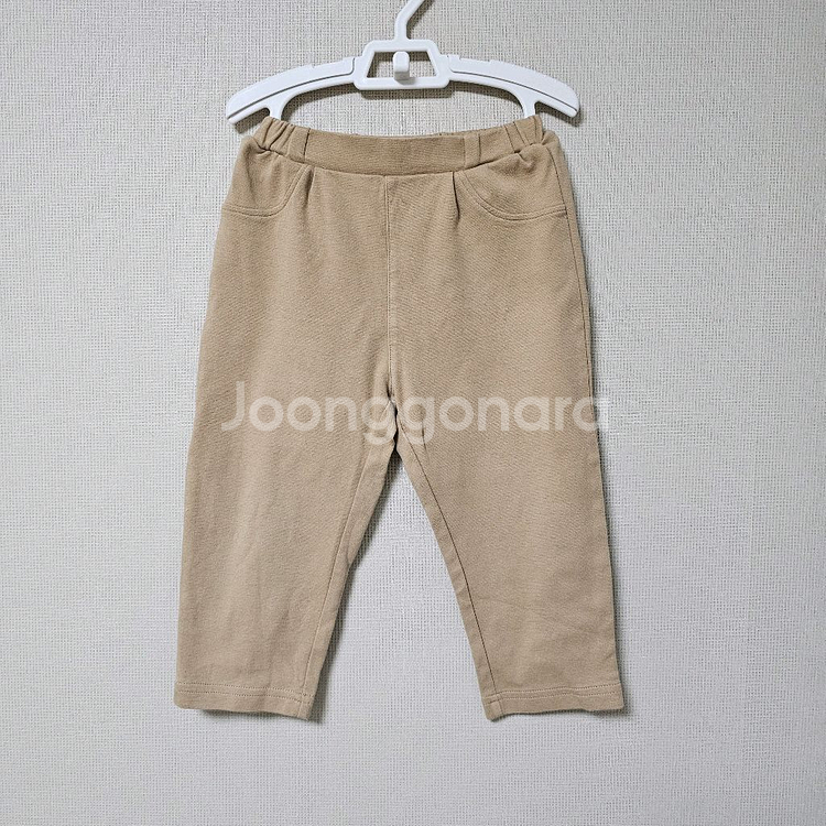 아가방 체크카라 상하복 세트 100--6