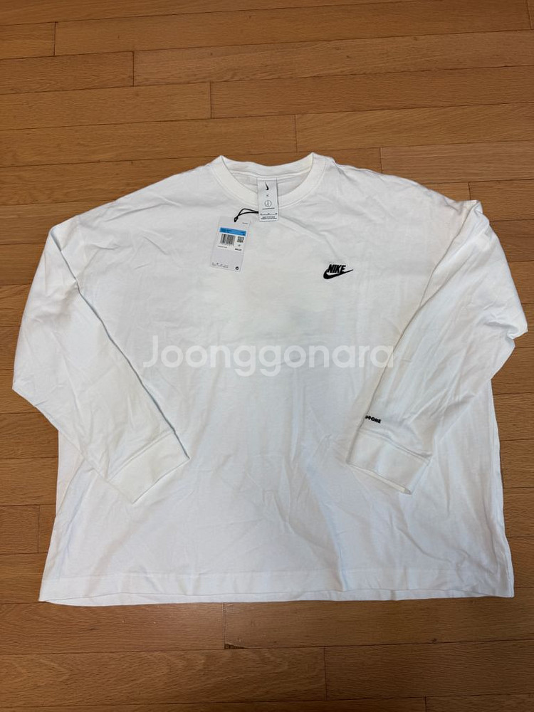 [M] 나이키 피스마이너스원 피마원 롱슬리브 긴팔티셔츠--0