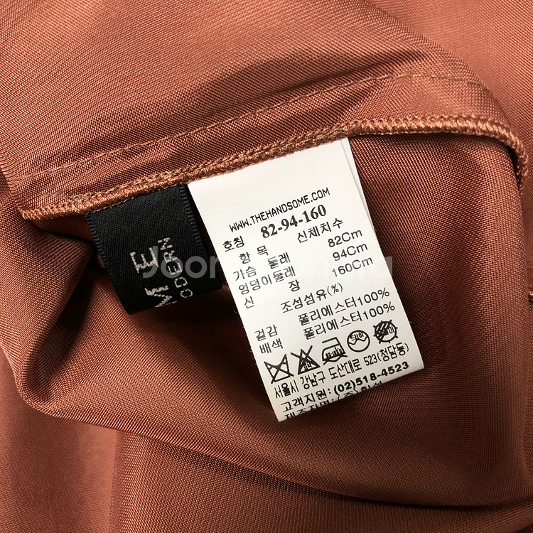 한섬 TIME 타임 새틴 롱 원피스--7