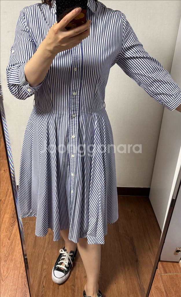 폴로랄프로렌스트라이프원피스--1
