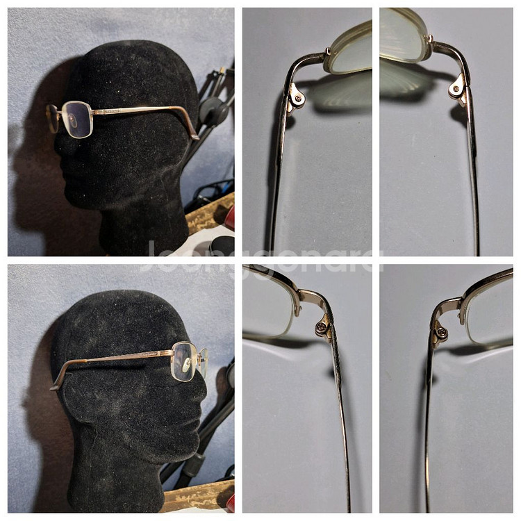 기 라로쉬 GL-3022 프랑스 빈티지 반무테 안경--4