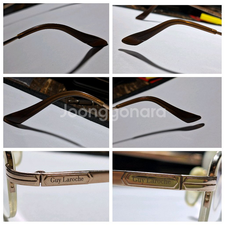 기 라로쉬 GL-3022 프랑스 빈티지 반무테 안경--9