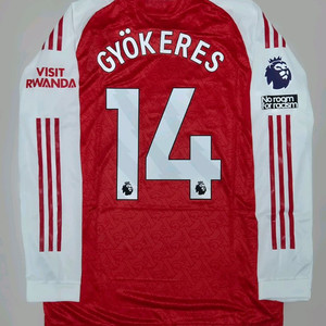 25 26 아스날 홈 요케레스 긴팔 유니폼 XL