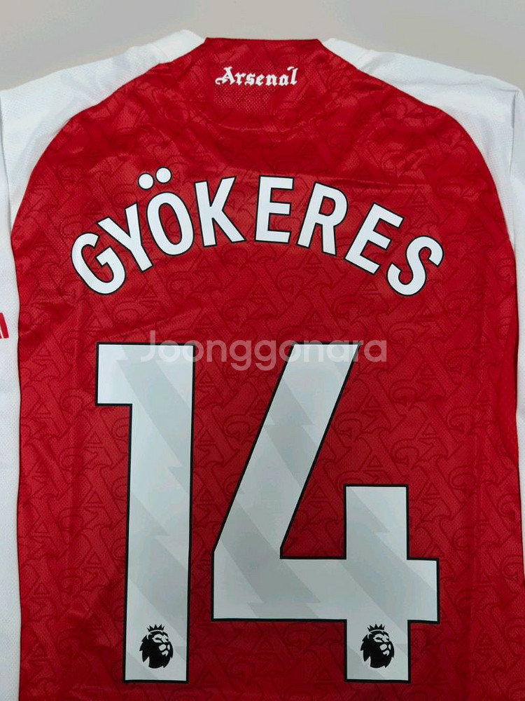 25 26 아스날 홈 요케레스 긴팔 유니폼 XL--6
