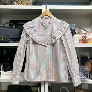 CLAUDIE PIERLOT 끌로디피에로 프릴 블라우스