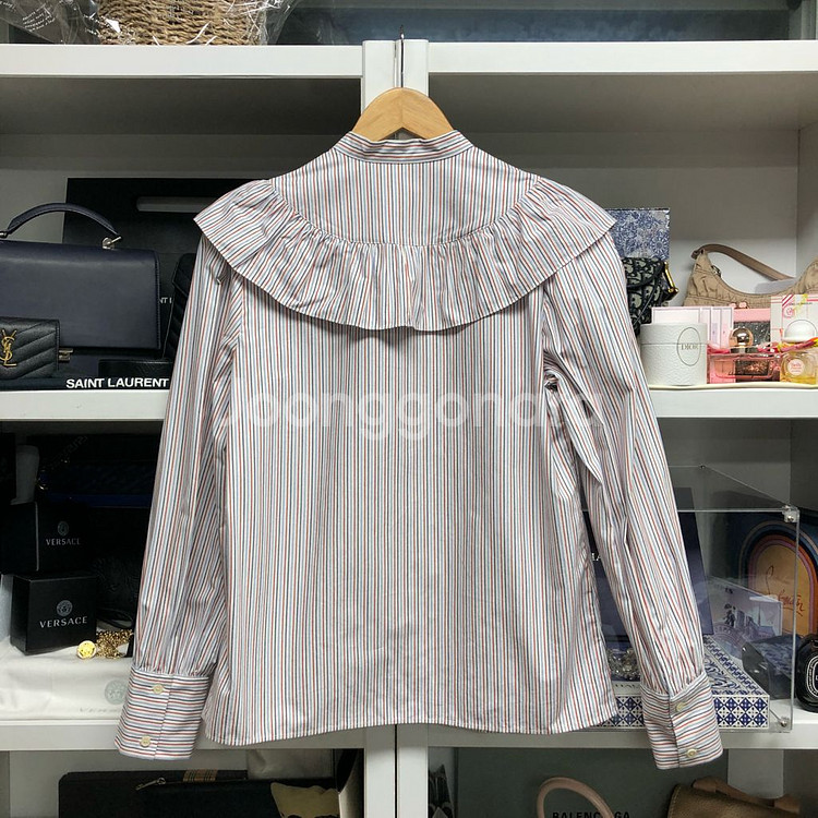 CLAUDIE PIERLOT 끌로디피에로 프릴 블라우스--4