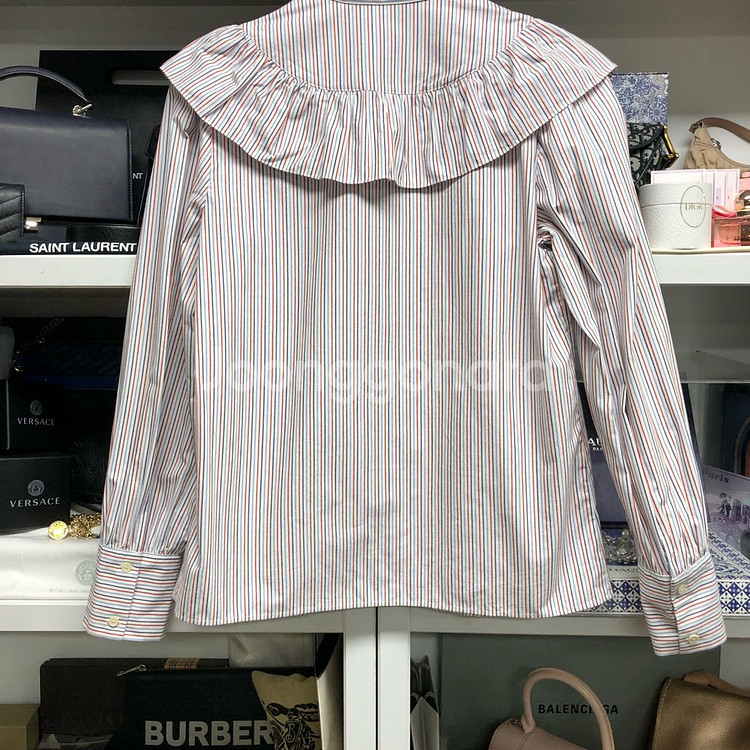 CLAUDIE PIERLOT 끌로디피에로 프릴 블라우스--6