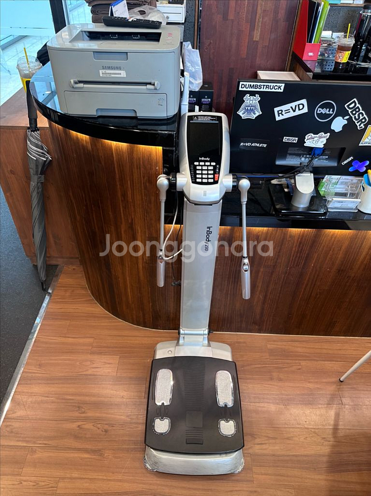 인바디 230+ 출력 프린터 및 유도 매트 팝니다--0