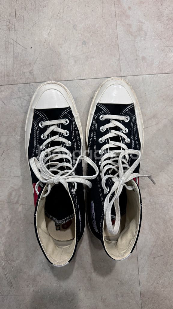 꼼데 컨버스 하이 블랙 270--0