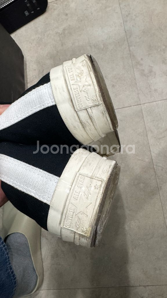 꼼데 컨버스 하이 블랙 270--1