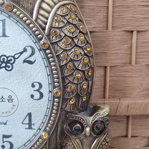 [판매] 부엉이 벽시계 새상품입니다 (무소음)