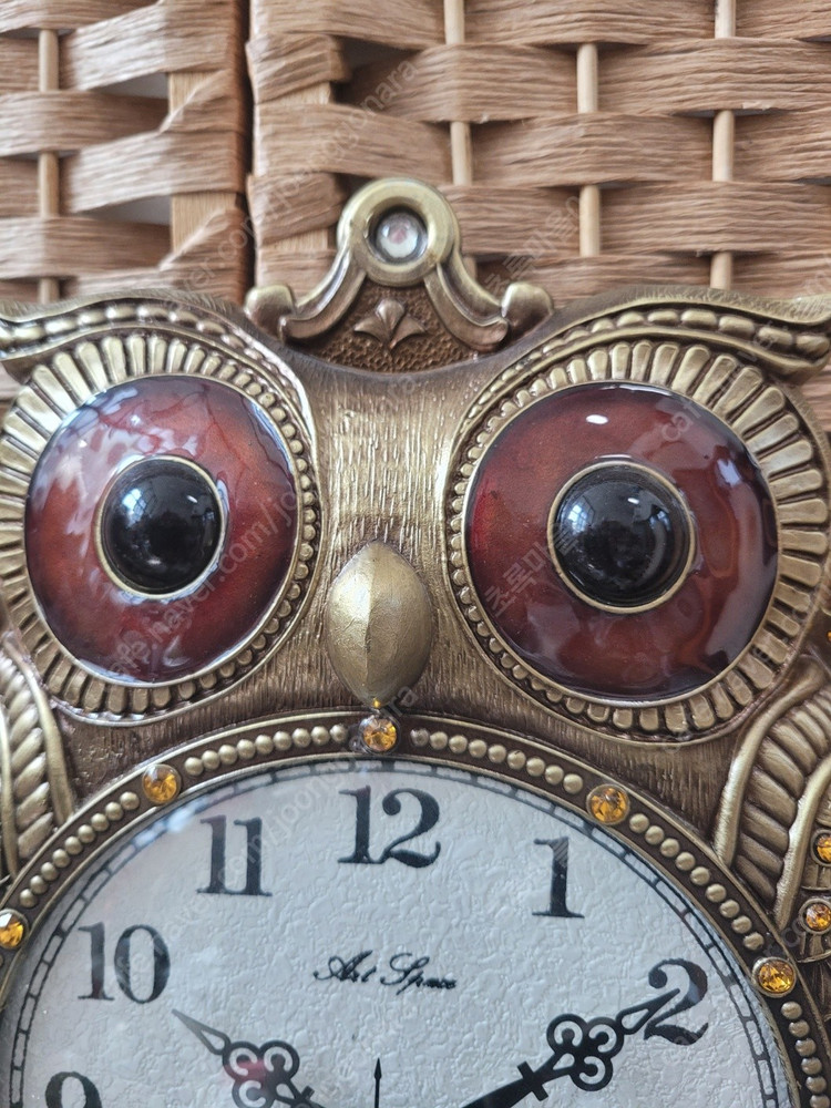 [판매] 부엉이 벽시계 새상품입니다 (무소음) 이미지