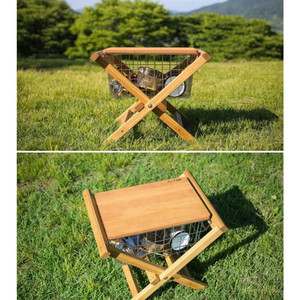 오아시스 캠핑 와이어 바스켓