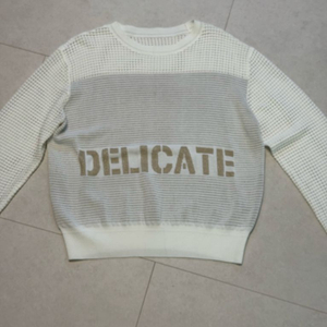 델리케이트 크로셰 그물니트 // 한섬 sjsj 마인